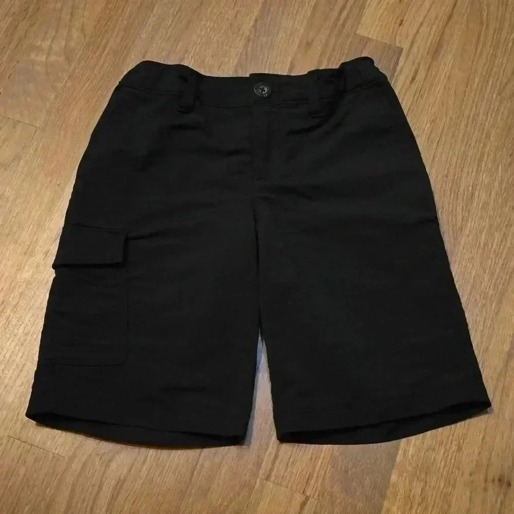 Under Armour Black Golf Shorts YS